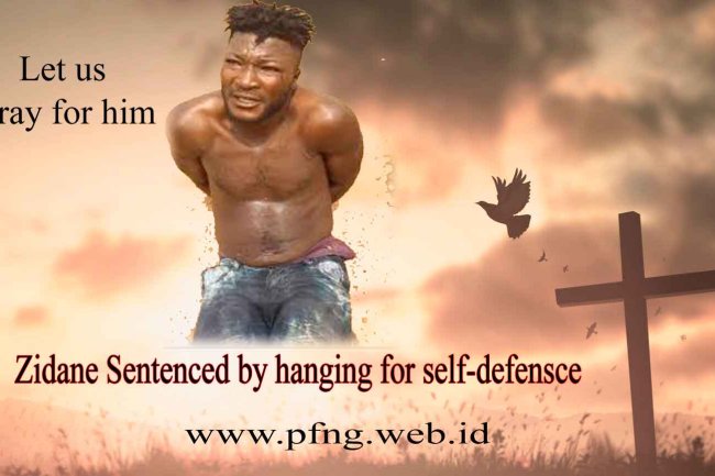 God, attend to our cries on behalf of Victor Solomon, known as "Zidane," that was Sentenced to death by hanging for self-defensce.