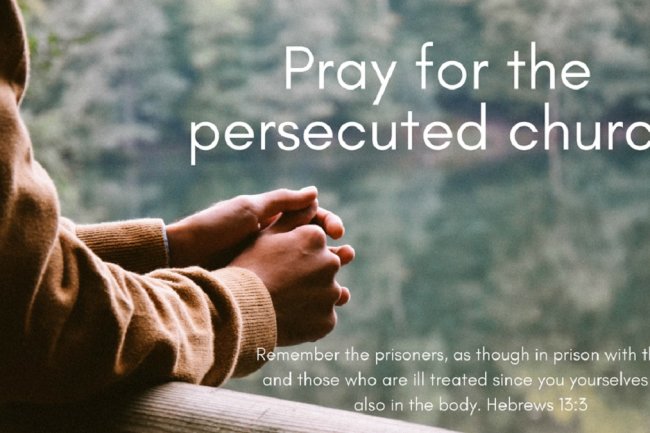 Pray for persecuted Christians displaced after fleeing death threats and violence.